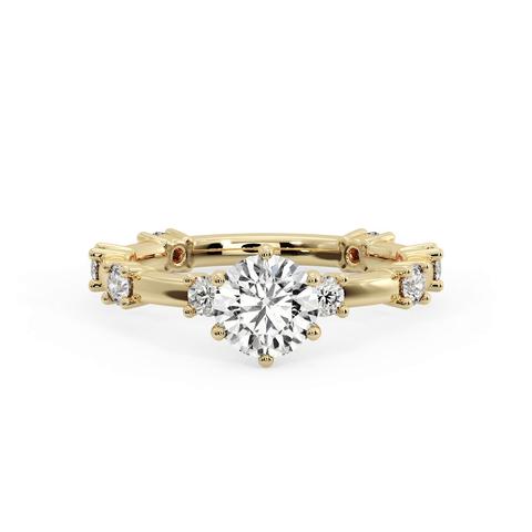 360 degree view of Alanna Spaced Diamond Engagement Ring