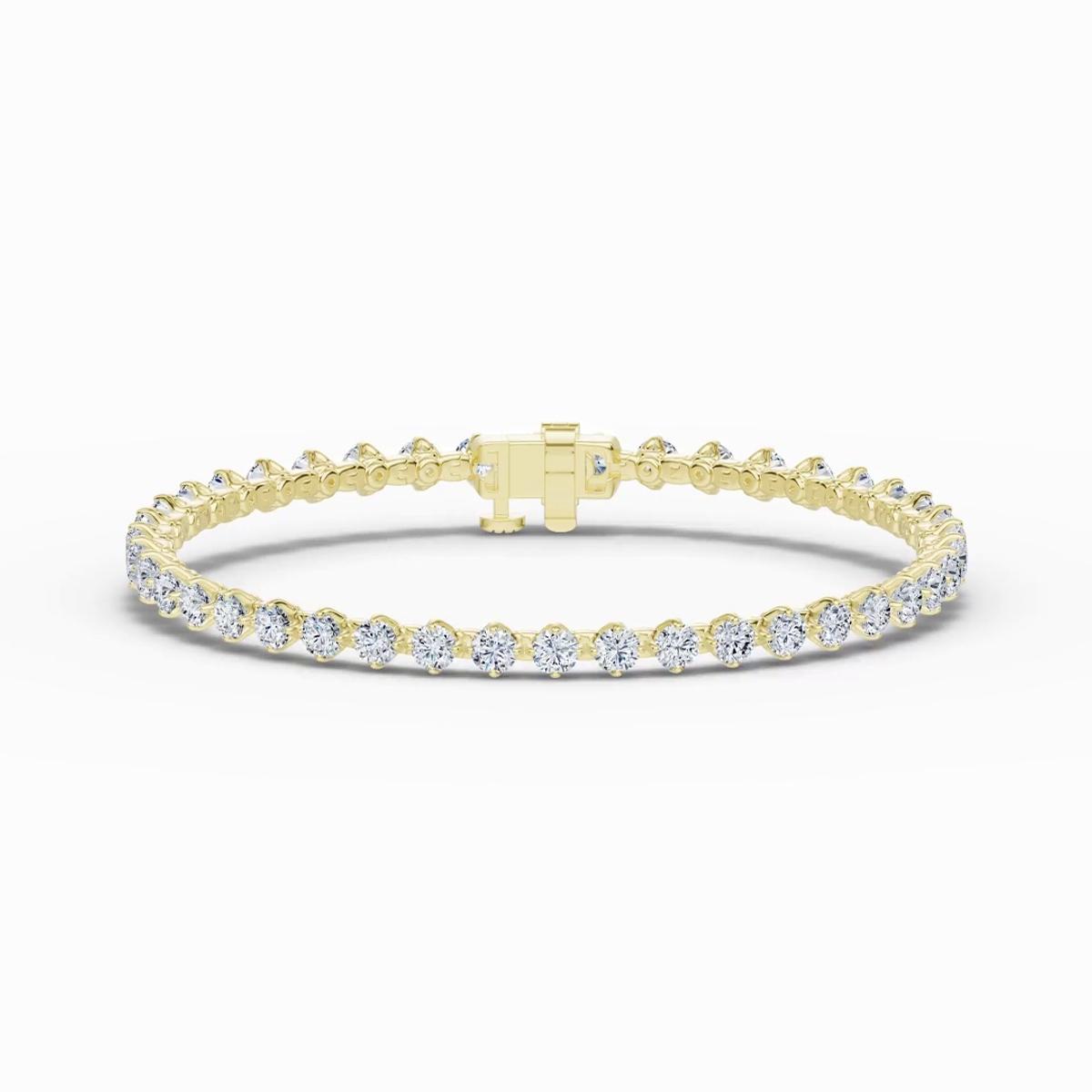360 degree view of Tulip Basket Diamond Tennis Bracelet (5 ct. tw.)