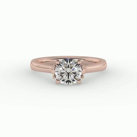 360 degree view of Daisy Solitaire Engagement Ring