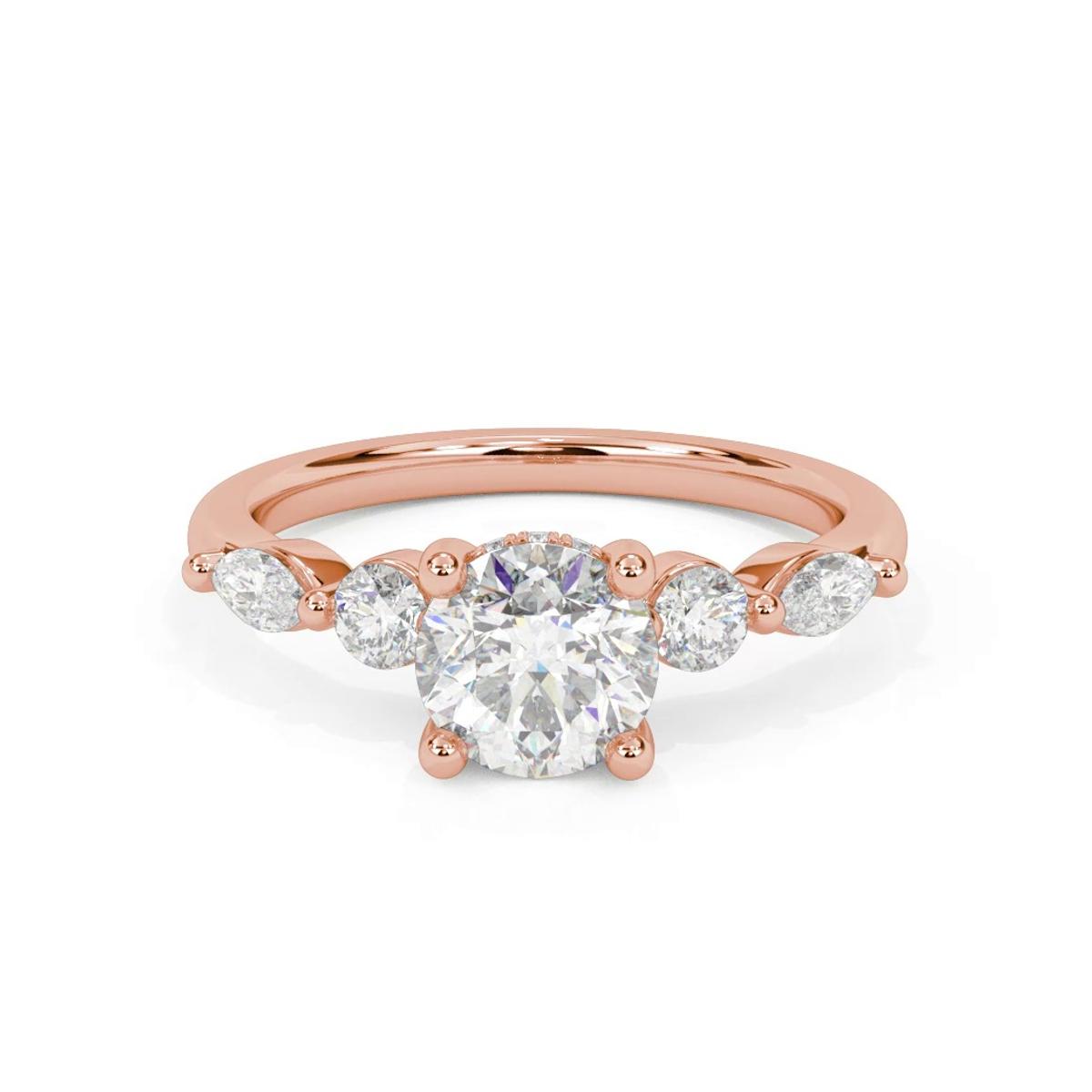 360 degree view of Deirdre Luxe Hidden Halo Engagement Ring