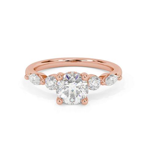 360 degree view of Deirdre Luxe Hidden Halo Engagement Ring