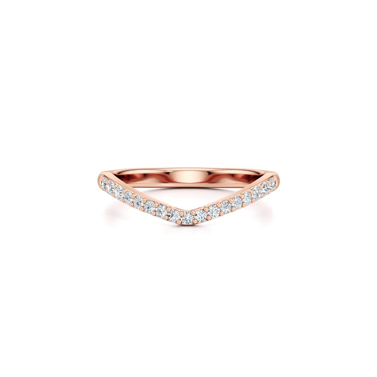 360 degree view of Belloc Lab Diamond Pavé Curved Band