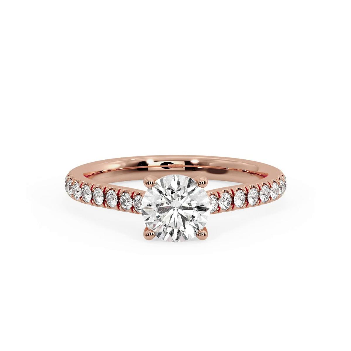 360 degree view of Olive Engagement Ring