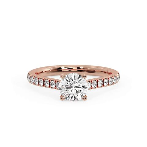 360 degree view of Olive Engagement Ring