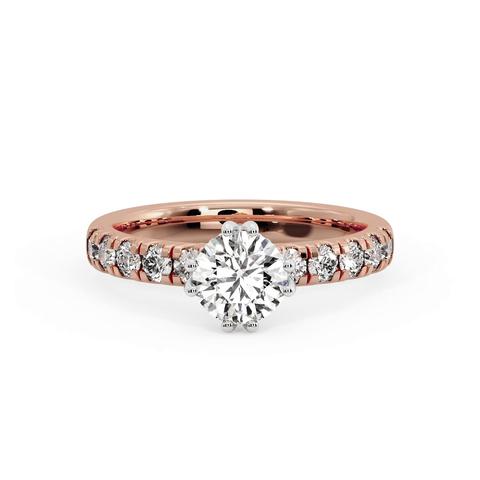 360 degree view of Antonella Double-Prong Hidden Halo Engagement Ring