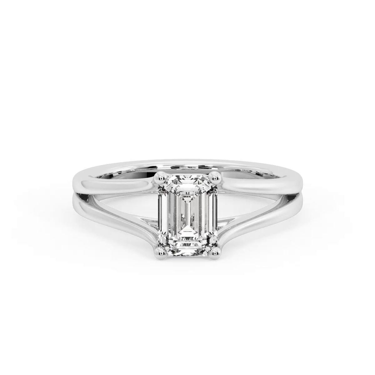 360 degree view of Irha Wide Split Engagement Ring
