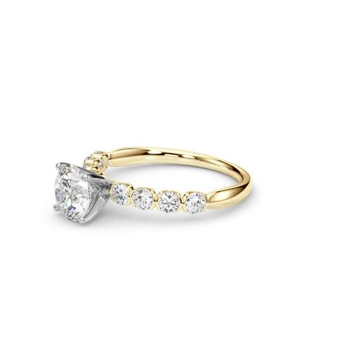 360 degree view of Chauncy U Prong Diamond Engagement Ring