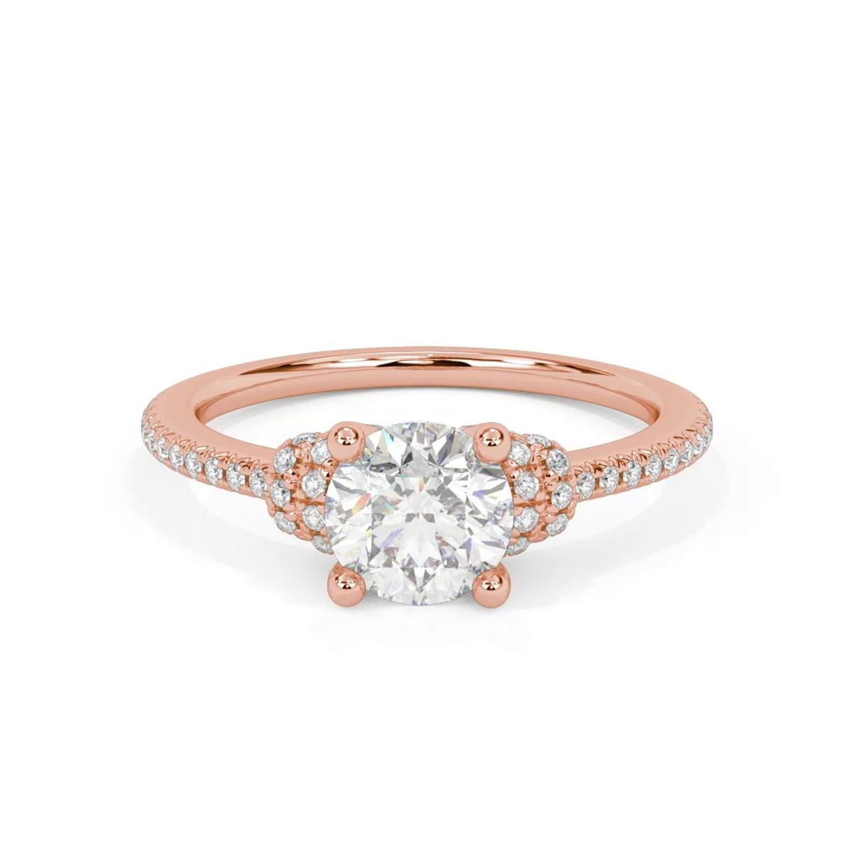 360 degree view of Ariana Diamond Accent Engagement Ring