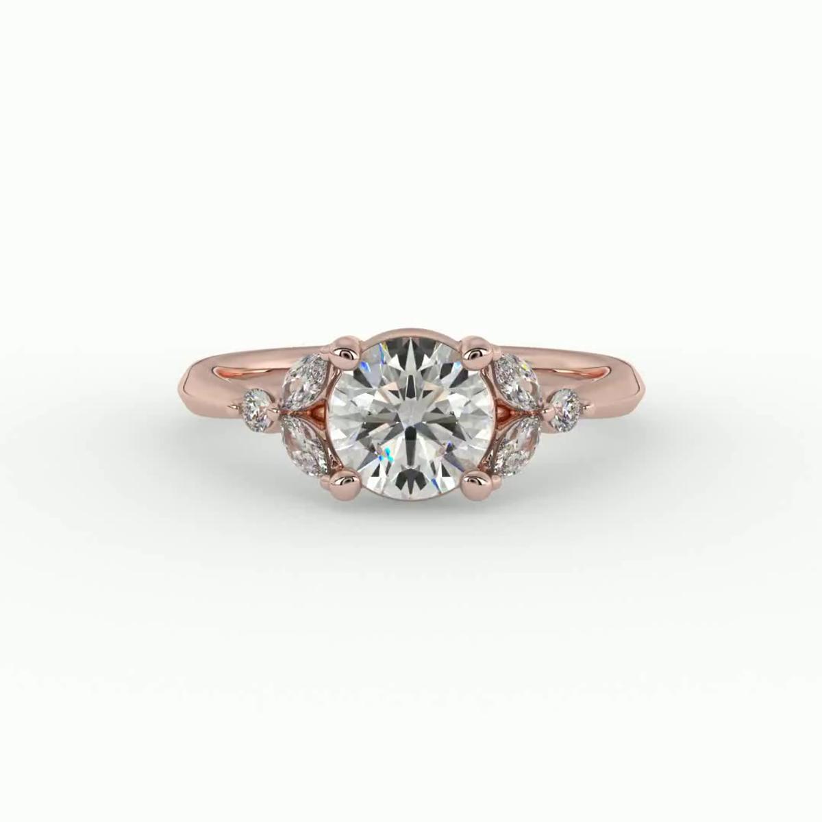 360 degree view of Autumn Engagement Ring