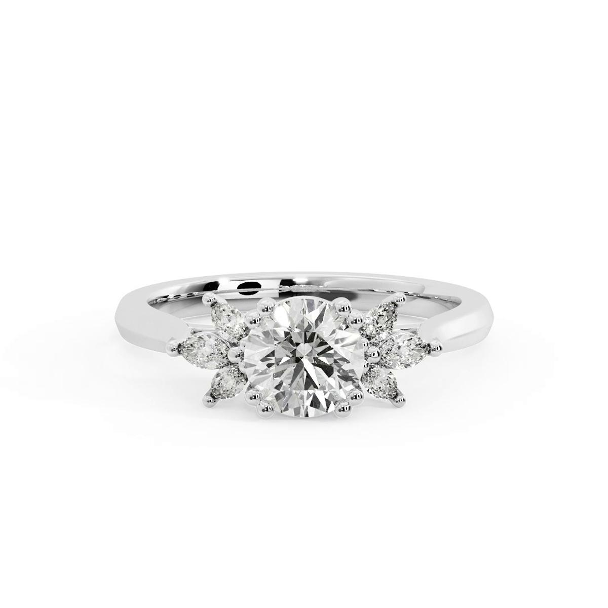 360 degree view of Nicole Engagement Ring