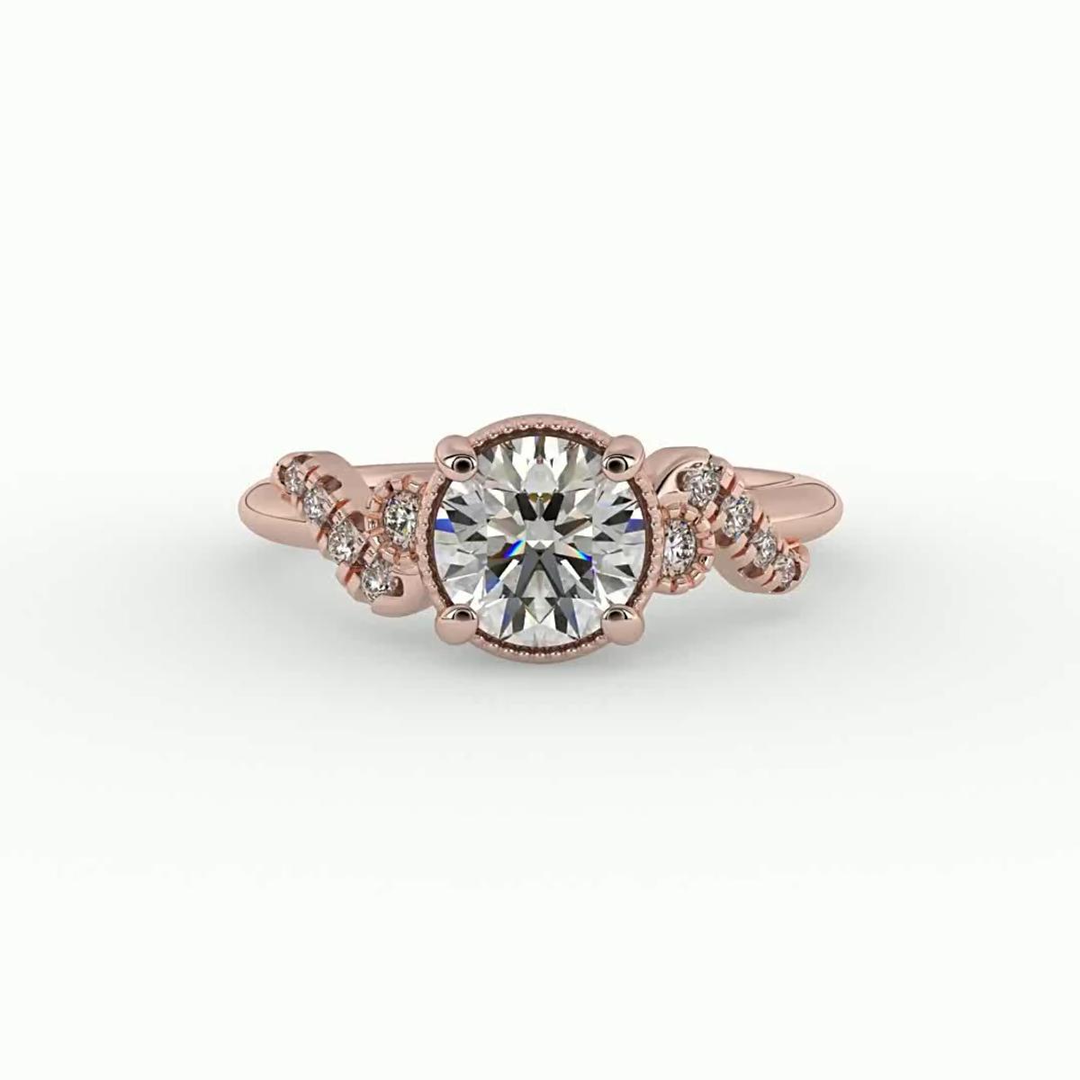 360 degree view of Sawyer Engagement Ring