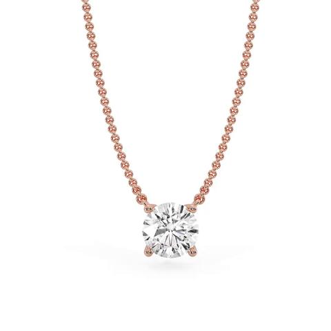 360 degree view of Zariah Solitaire Pendant (16-Inch Chain)
