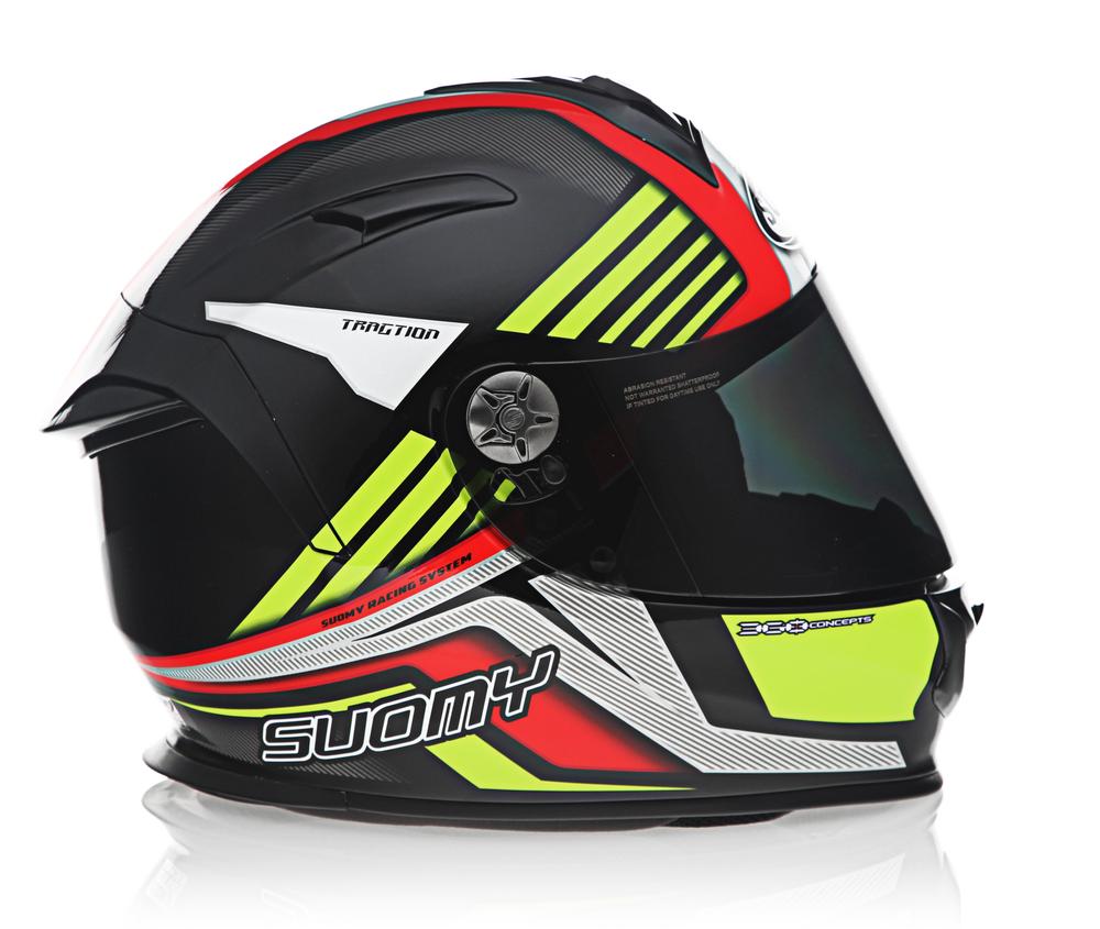 Suomy SR Sport Attraction Red Yellow Helmet size X-Large | eBay