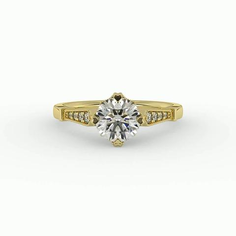 360 degree view of Lauren Engagement Ring