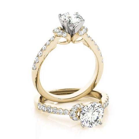 360 degree view of Gail Diamond Collar Engagement Ring