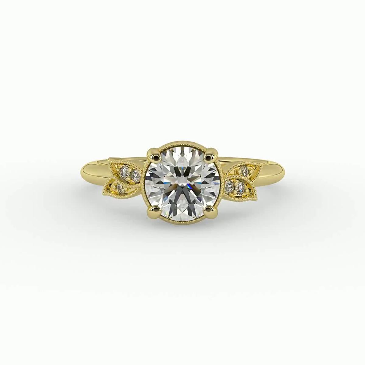360 degree view of Lilah Engagement Ring