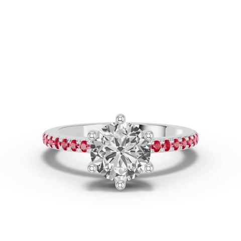 360 degree view of Chroma Ruby Engagement Ring