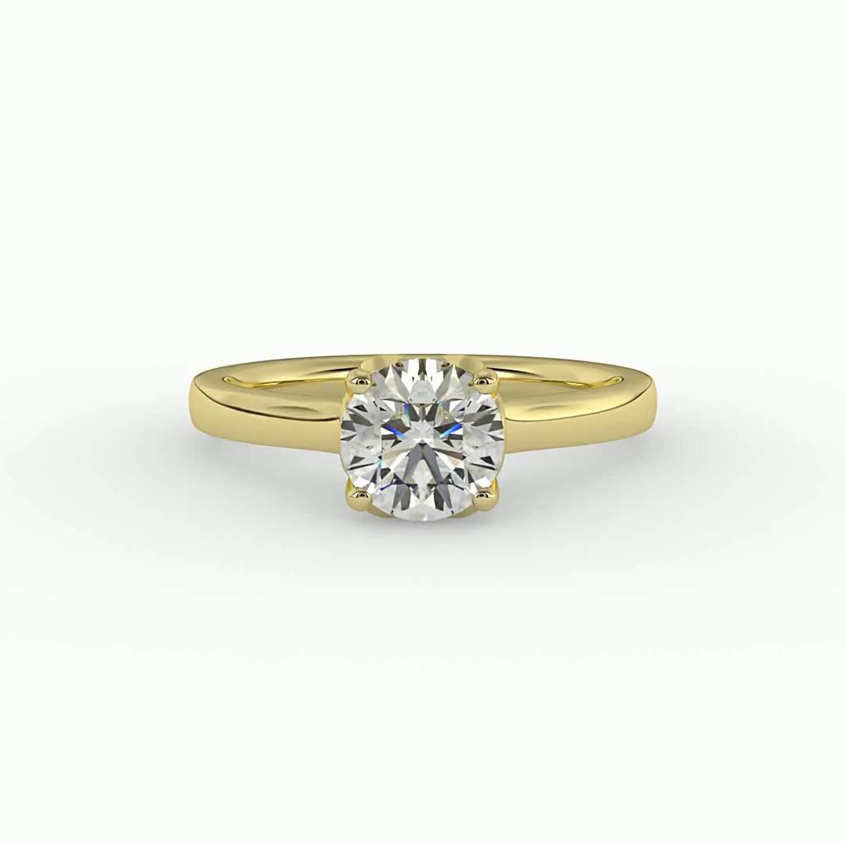 360 degree view of Reese Solitaire Engagement Ring