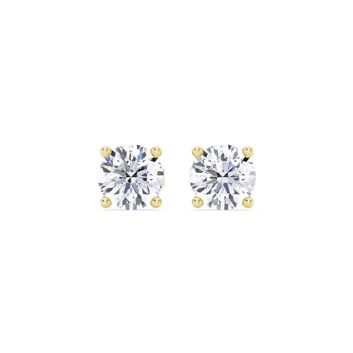 360 degree view of Lab Diamond Stud Earrings (2 ct. tw.)