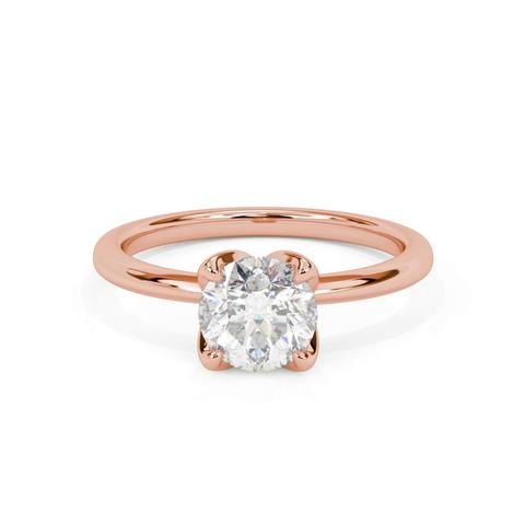 360 degree view of Maryrose Petal Shaped Solitaire Engagement Ring