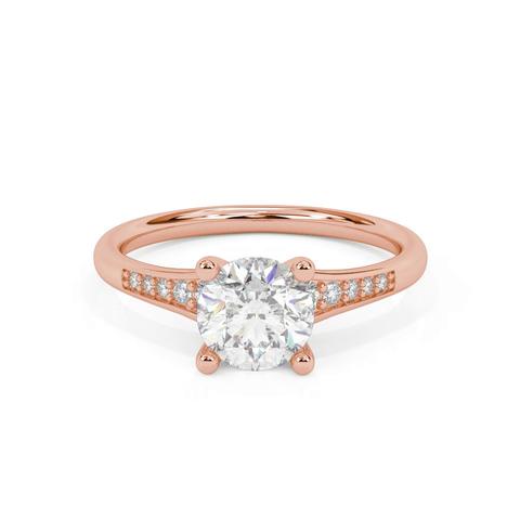360 degree view of Zelda Graduated Diamond Engagement Ring