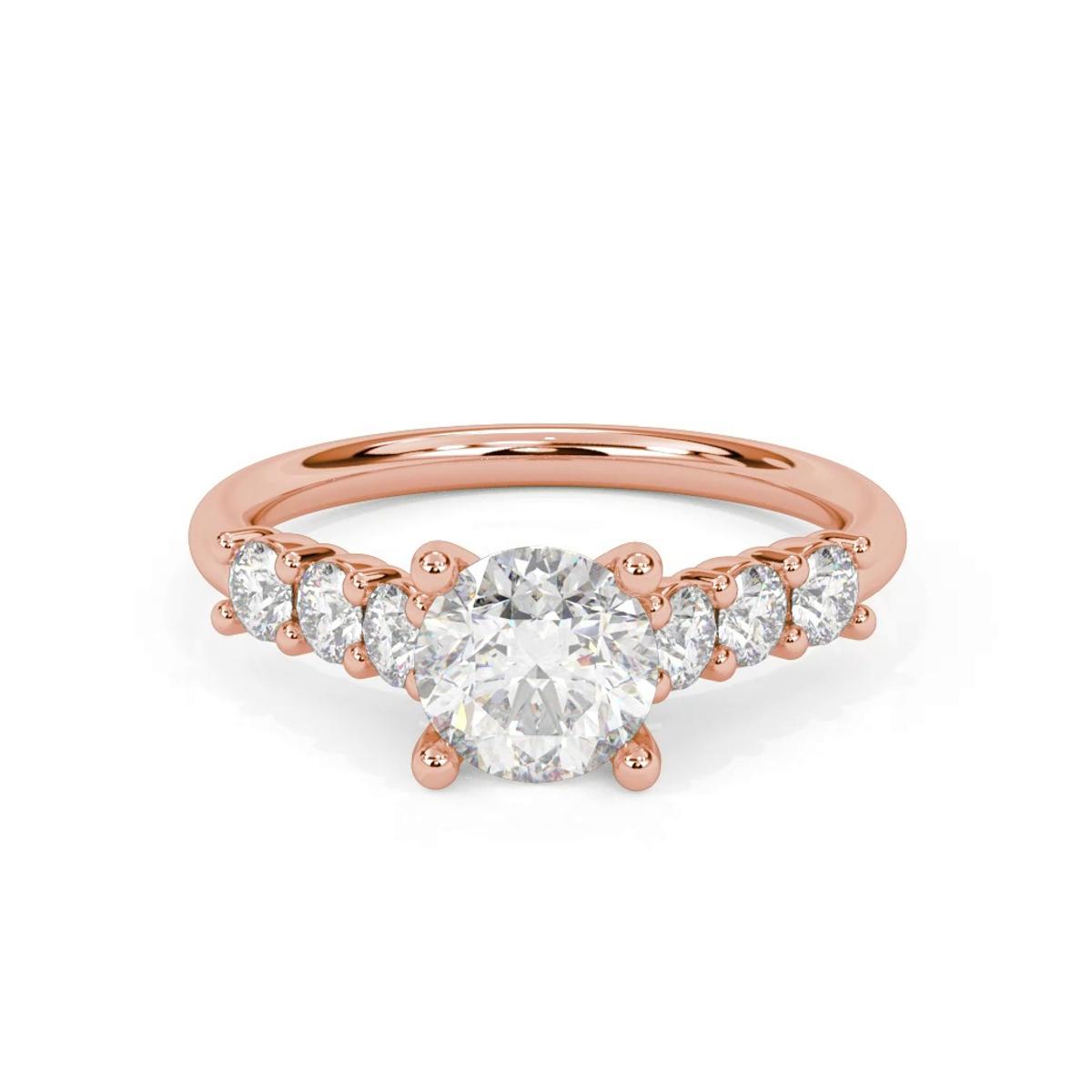 360 degree view of Nicola Diamond Accent Engagement Ring