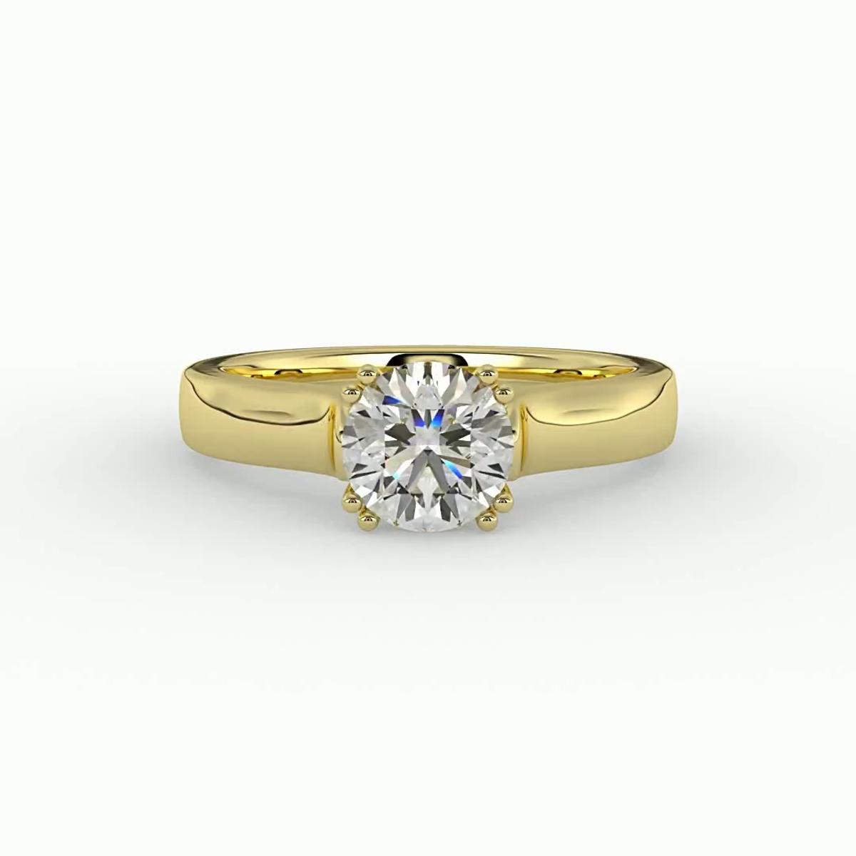 360 degree view of Emerson Solitaire Engagement Ring