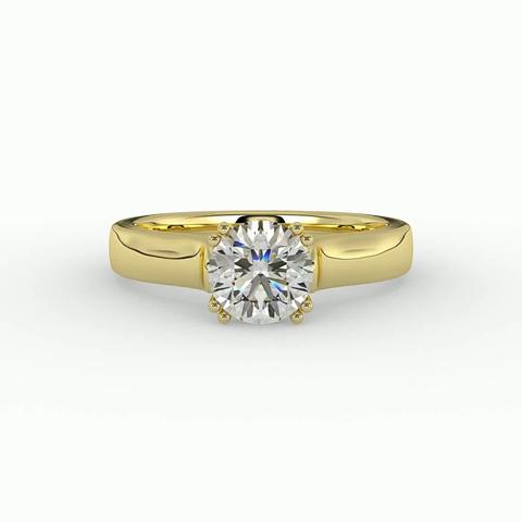 360 degree view of Emerson Solitaire Engagement Ring