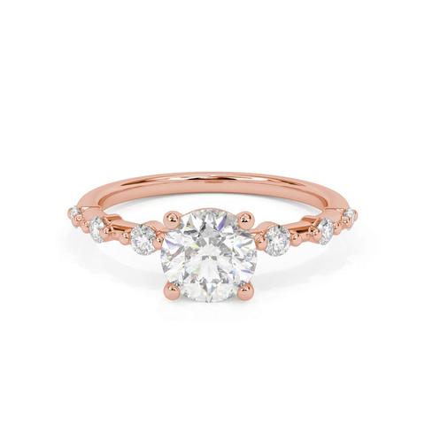 360 degree view of Courtney Spaced Diamond Engagement Ring