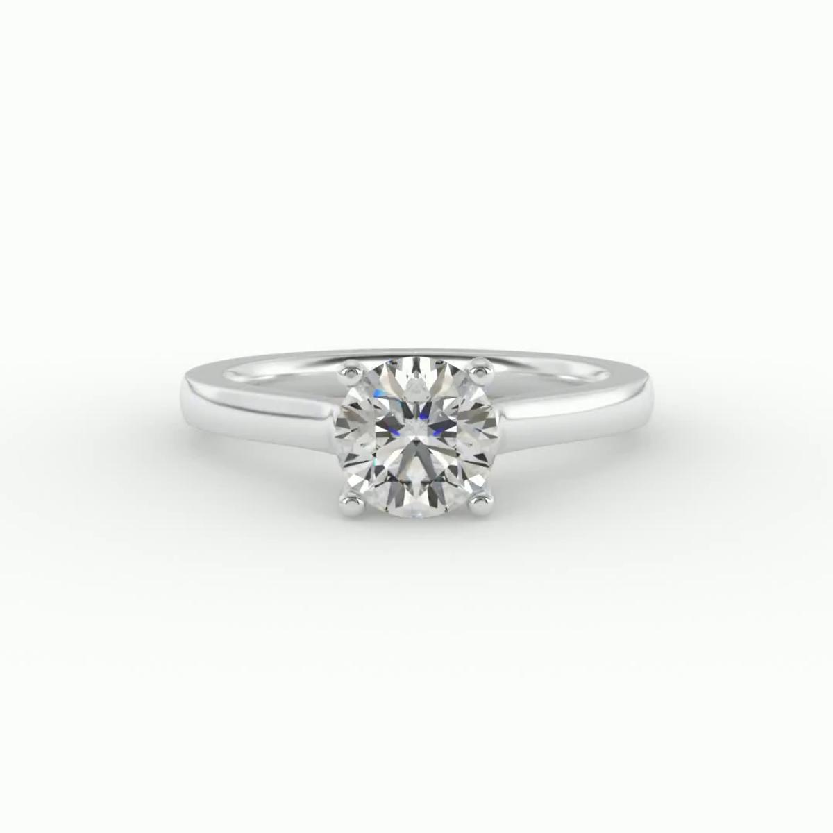 360 degree view of Sophia Cathedral Engagement Ring