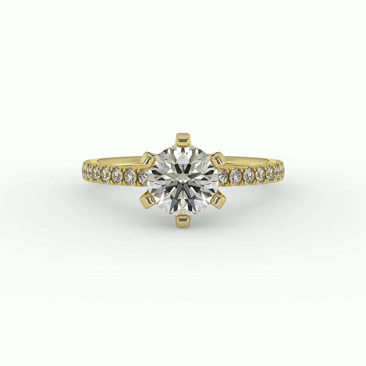360 degree view of River Engagement Ring