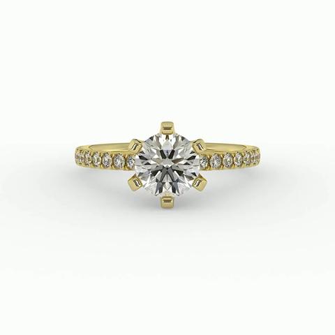 360 degree view of River Engagement Ring