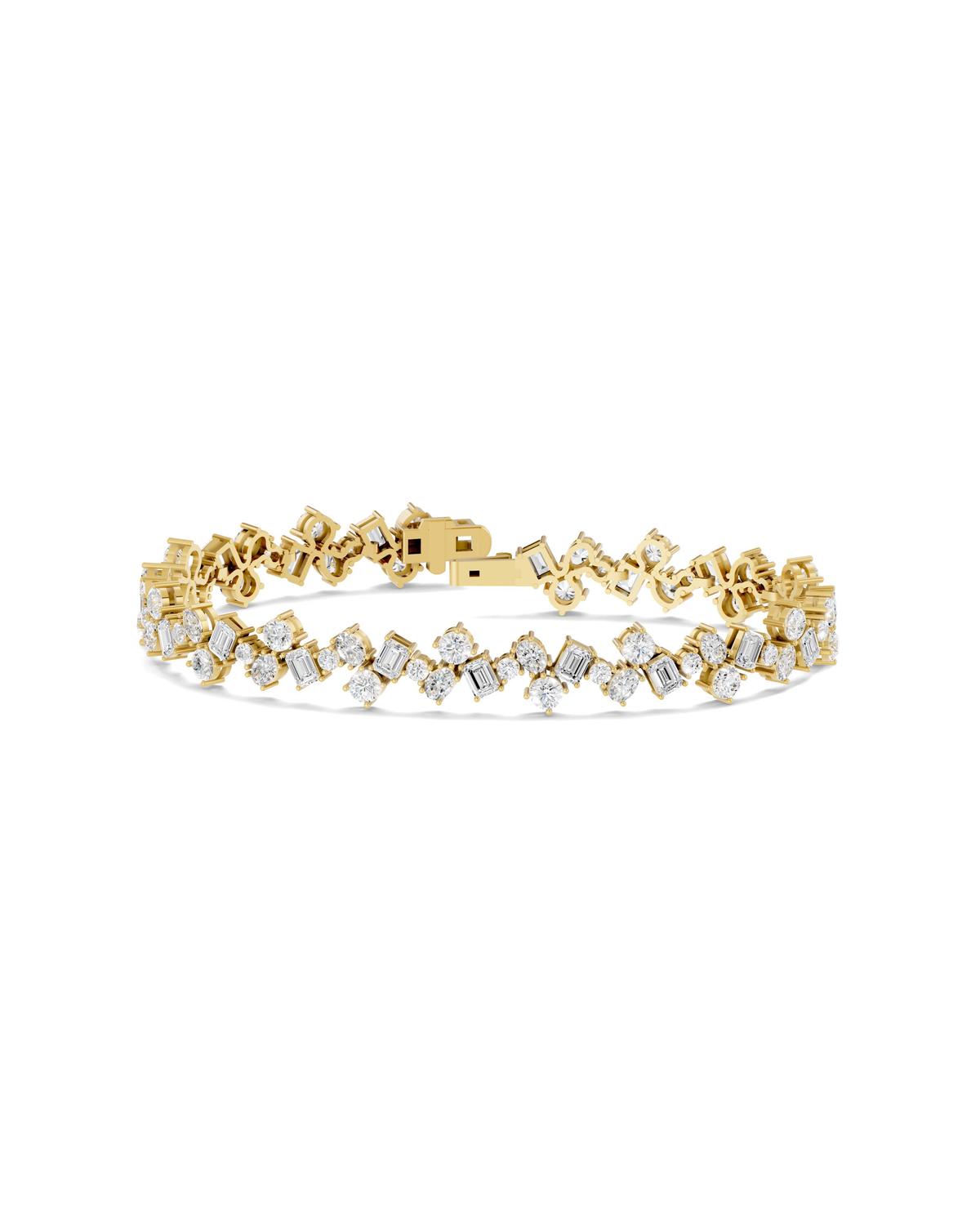 360 degree view of Mixed Shape Ensemble Lab Diamond Bracelet (11 ct. tw.)