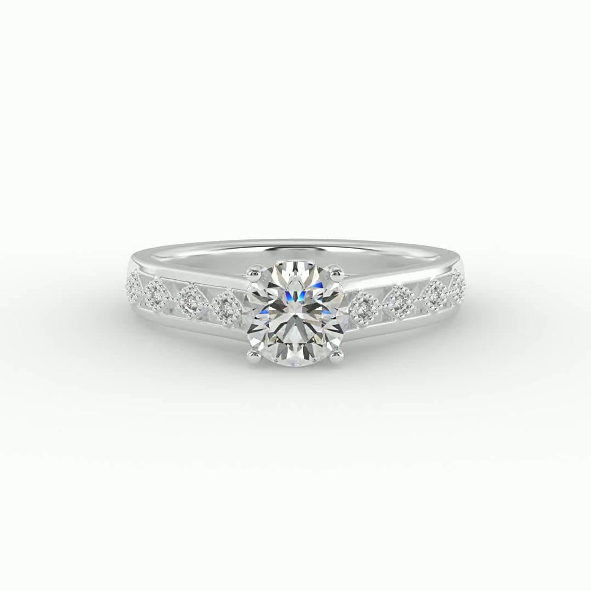 360 degree view of Meadow Solitaire Engagement Ring