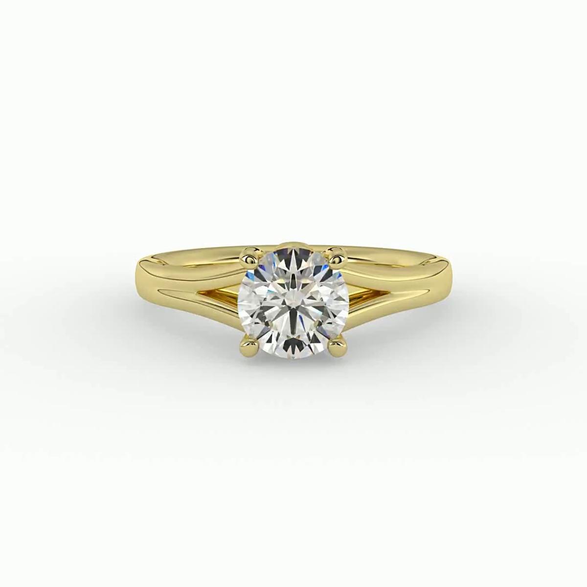 360 degree view of Athena Solitaire Engagement Ring