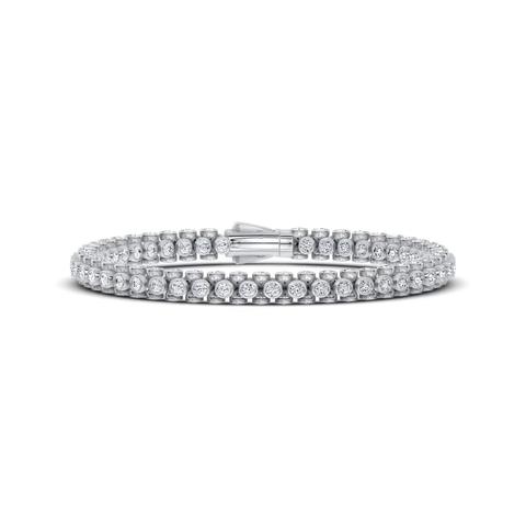 360 degree view of Multidimensional Lab Diamond Tennis Bracelet (6 ct. tw.)