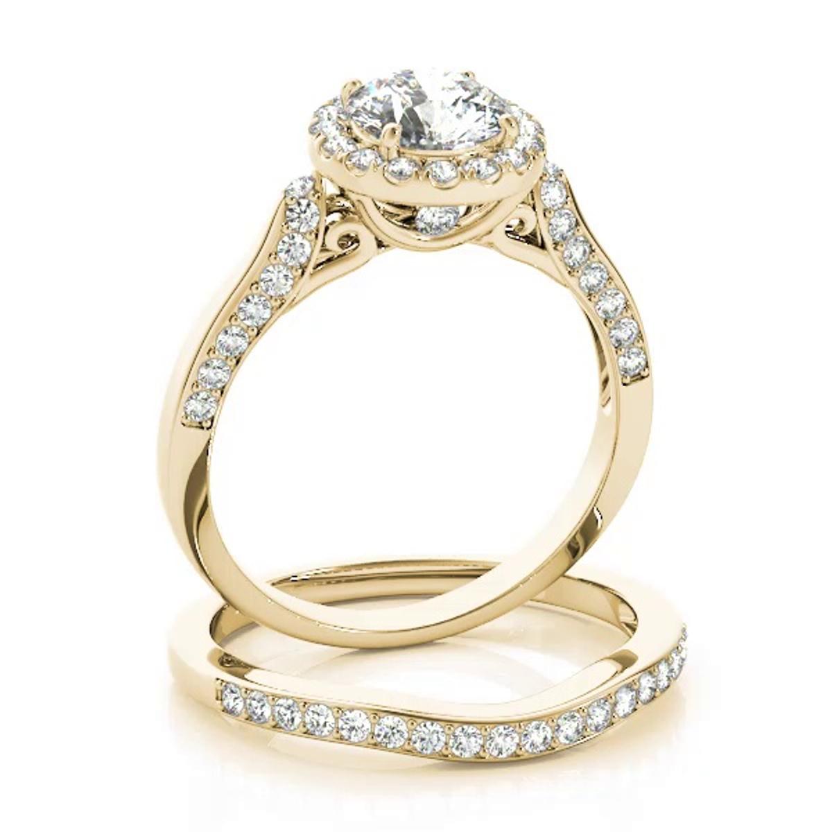 360 degree view of Zenni Halo Engagement Ring
