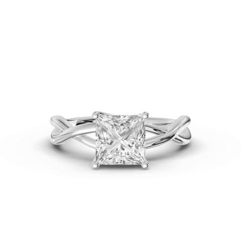 360 degree view of Bianca Twist Engagement Ring
