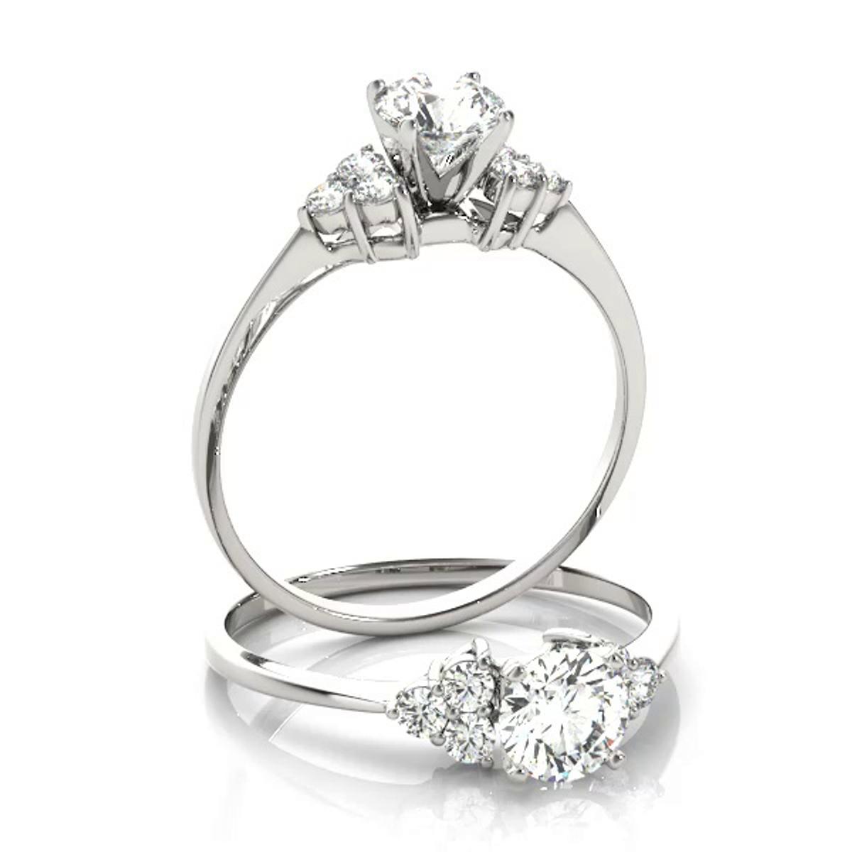 360 degree view of Twila Cluster Diamond Engagement Ring