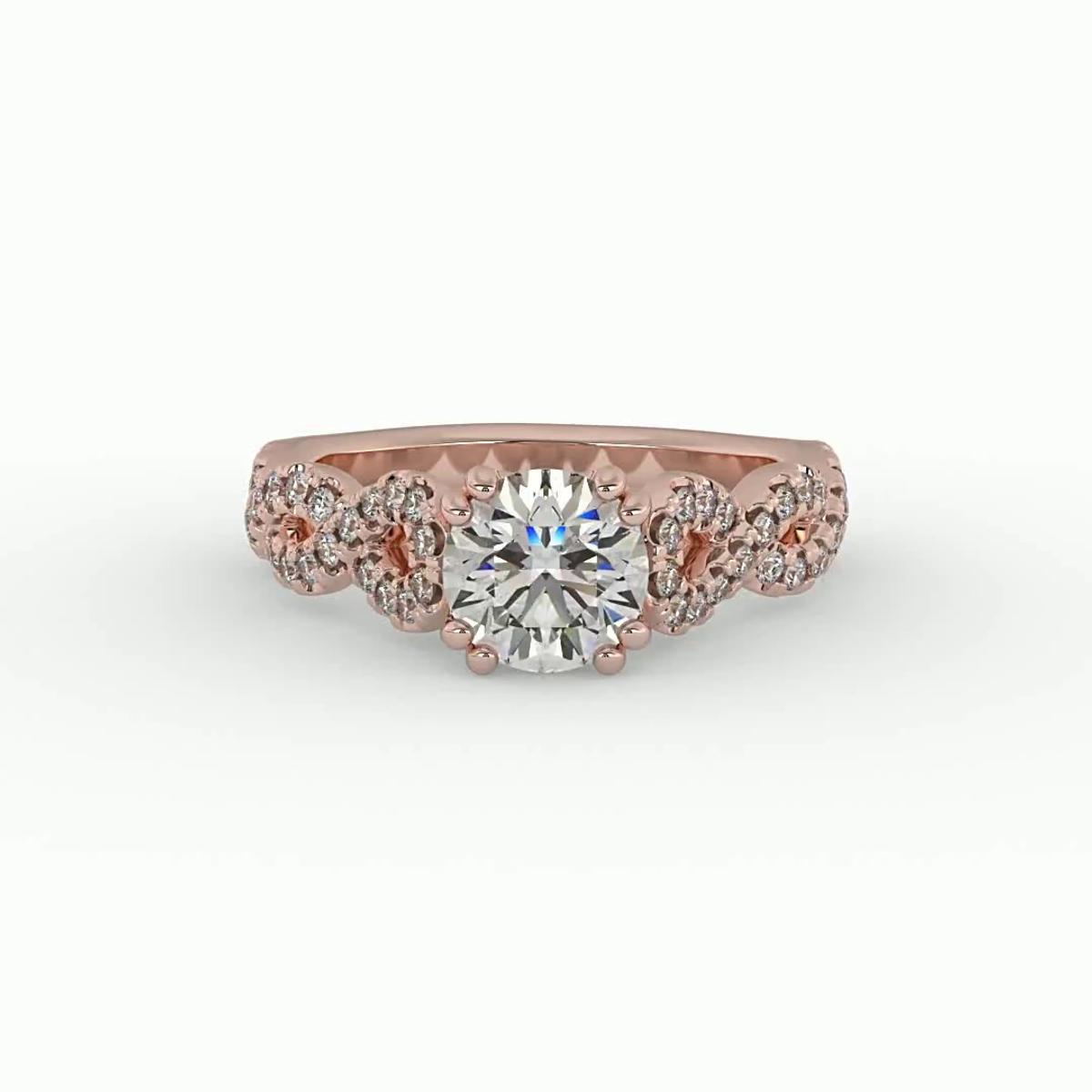 360 degree view of Ada Engagement Ring