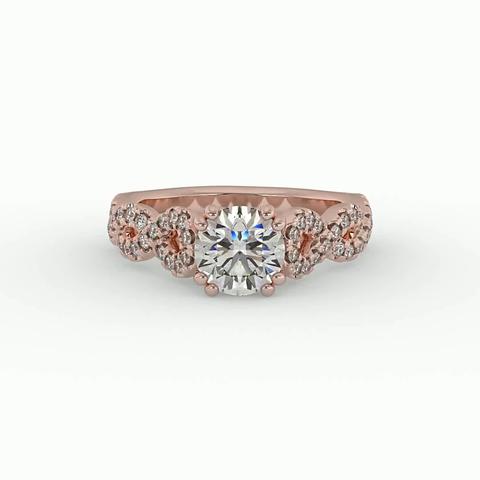 360 degree view of Ada Engagement Ring