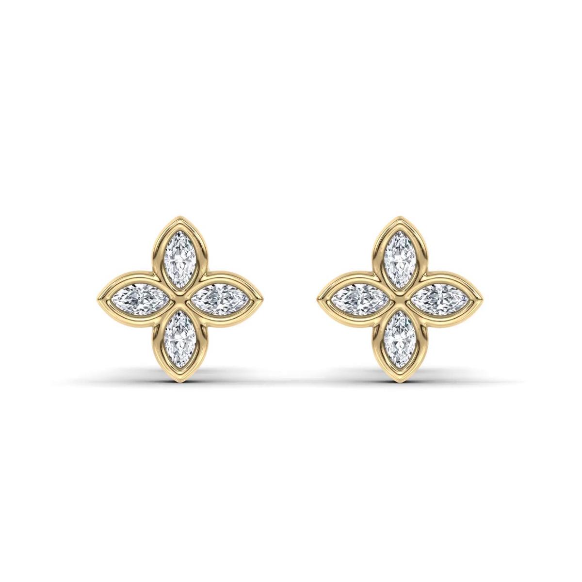 360 degree view of Maravina Rosette Lab Studs by Christian Siriano