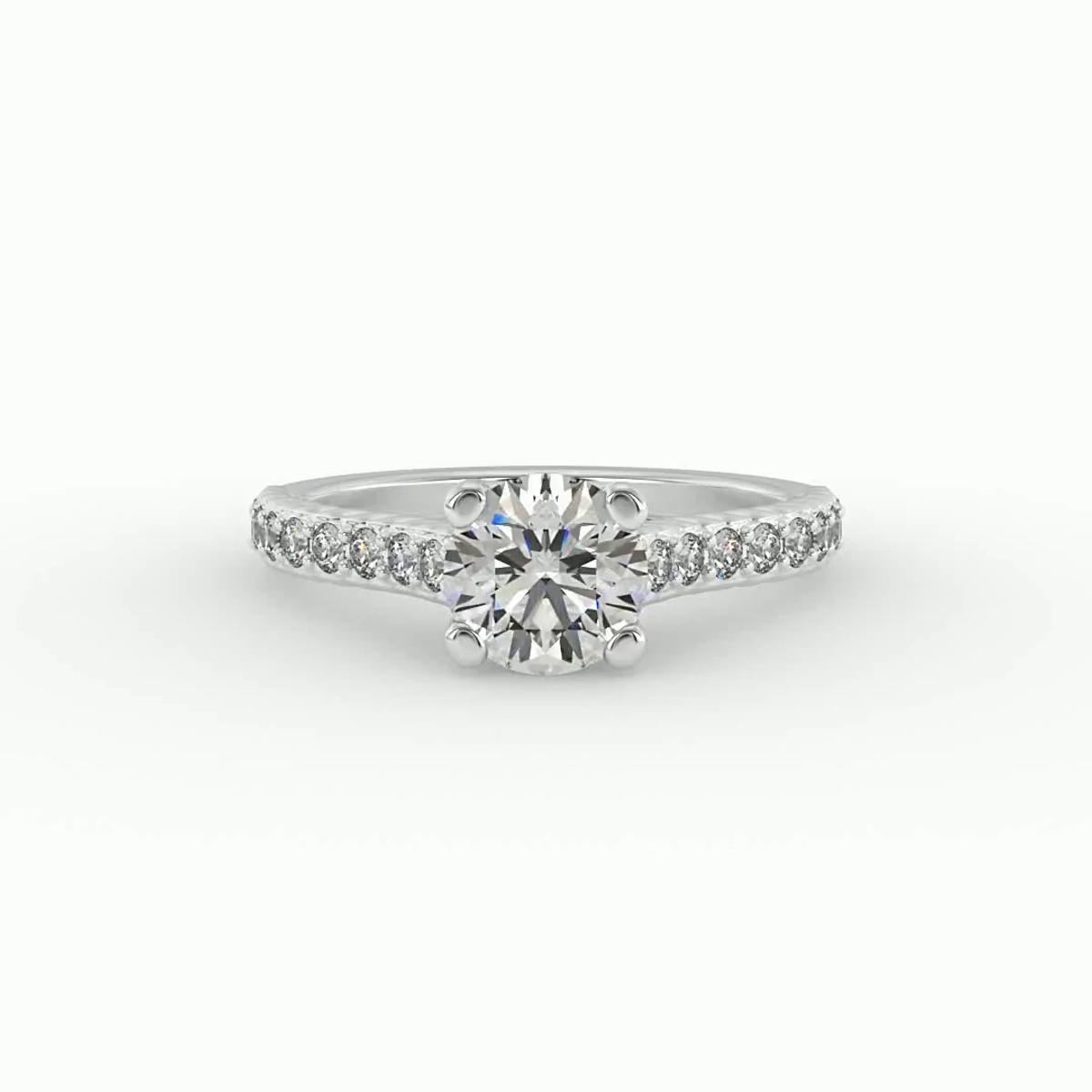 360 degree view of Margot Engagement Ring