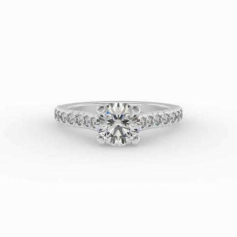360 degree view of Margot Engagement Ring