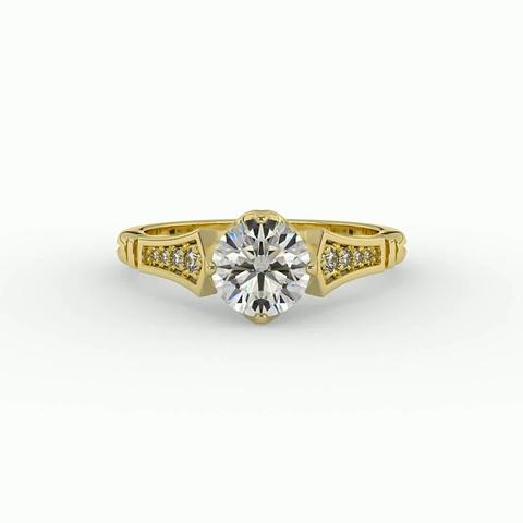 360 degree view of Alina Engagement Ring