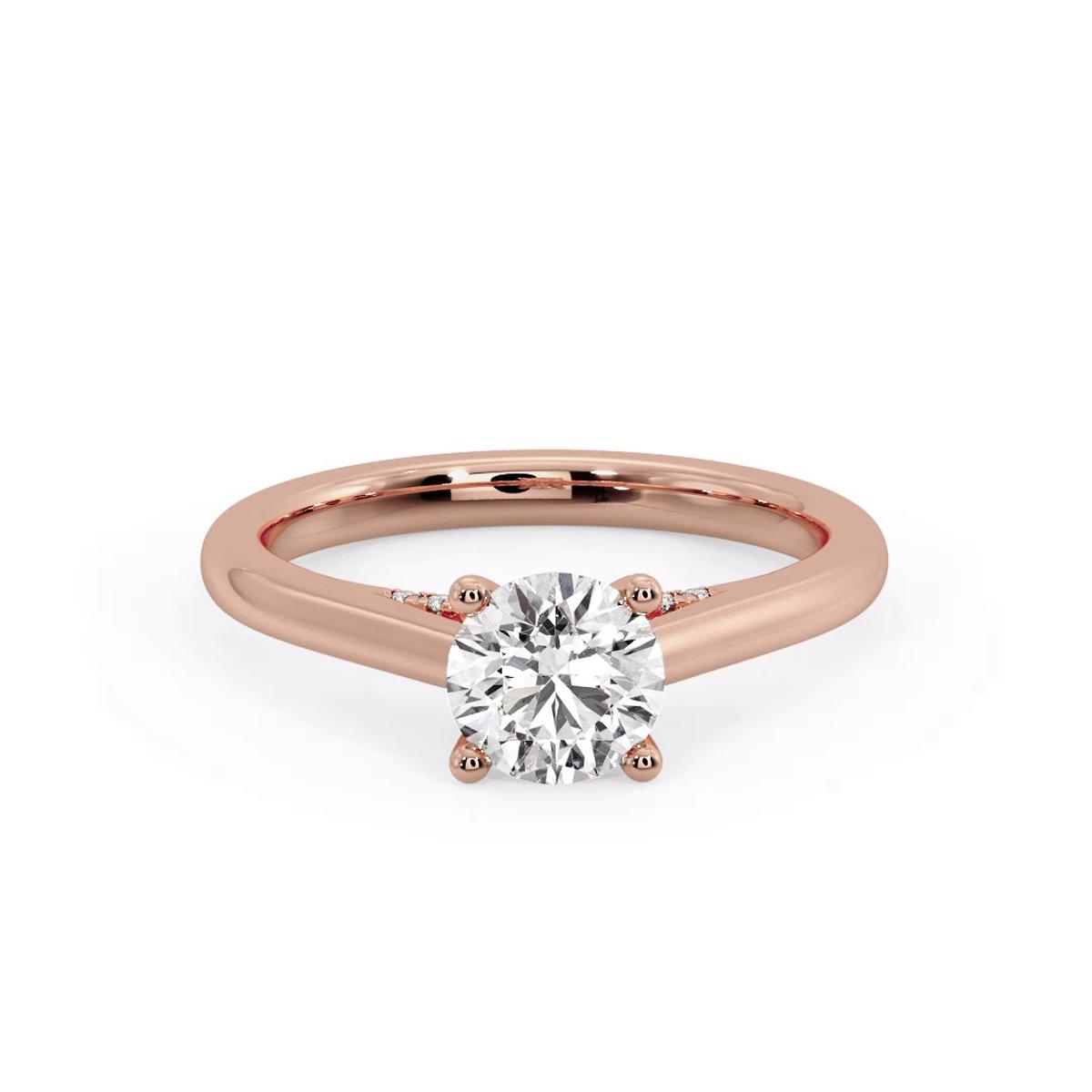 360 degree view of Clementine Pave Twise Engagement Ring