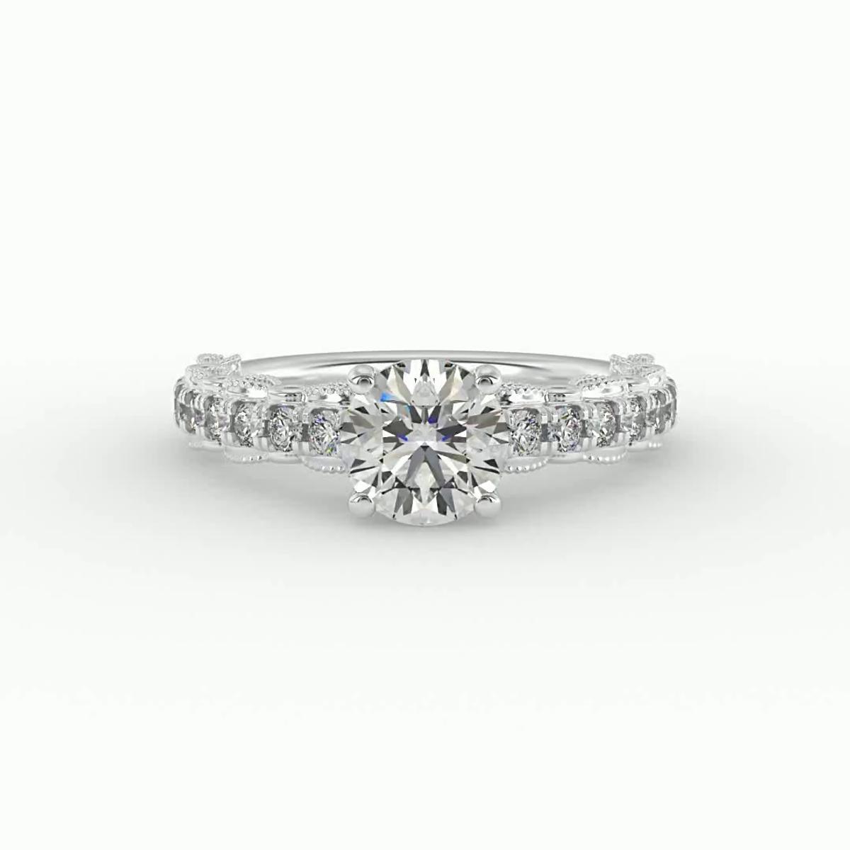 360 degree view of Zuri Engagement Ring