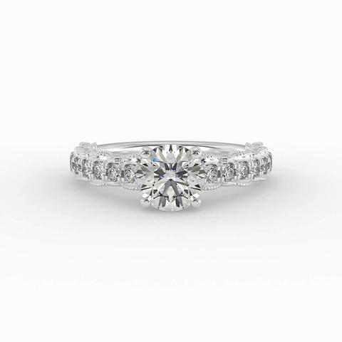 360 degree view of Zuri Engagement Ring