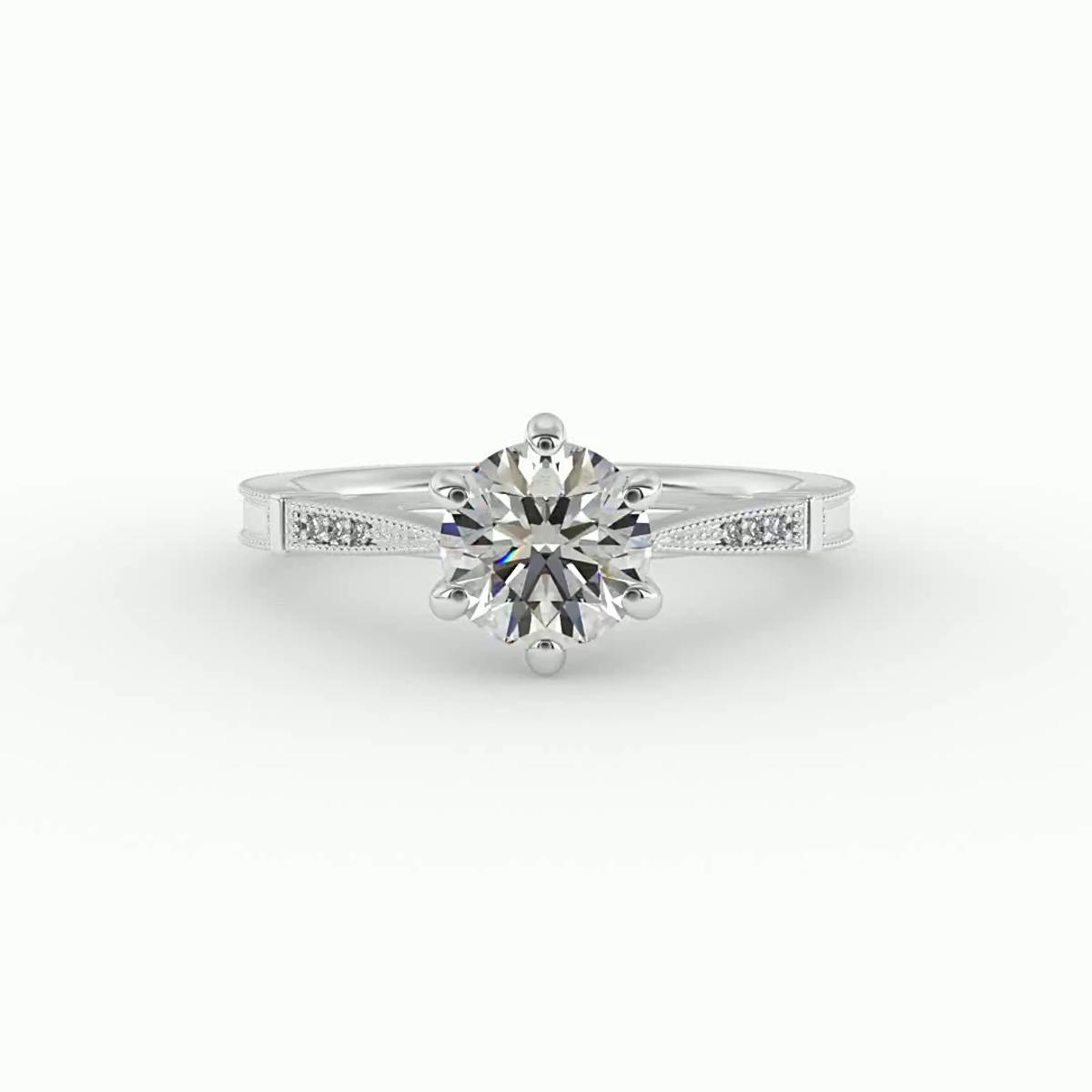 360 degree view of Selena Engagement Ring