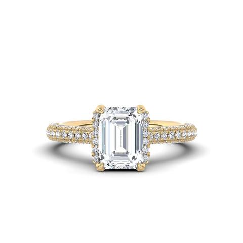 360 degree view of Parallele Lab Engagement Ring by Christian Siriano